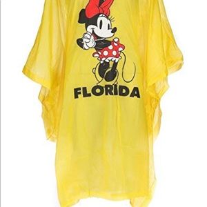 Disney youth rain poncho mini mouth Florida NWT